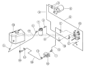 Hydraulic Layout Diagram and Parts List for CH6730H 5VJAA0017AW002512 Bear Cat Chipper Shredder